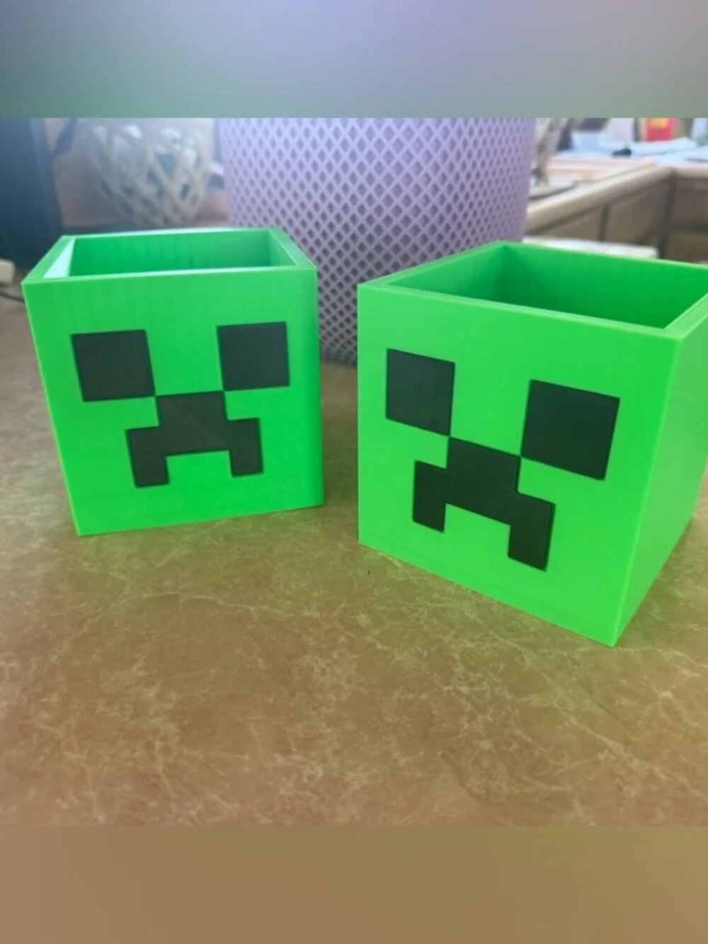 Minecraft Creeper Pots - Picture 3 of 4
